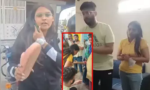 “நடுரோட்டில் செருப்பால் அடித்த பெண்”… செஞ்ச தப்புக்கு ஆட்டோ ஓட்டுனரிடம் கணவனும், மனைவியும் காலில் விழுந்து மன்னிப்பு கேட்டனர்… வைரலாகும் வீடியோ…!!!