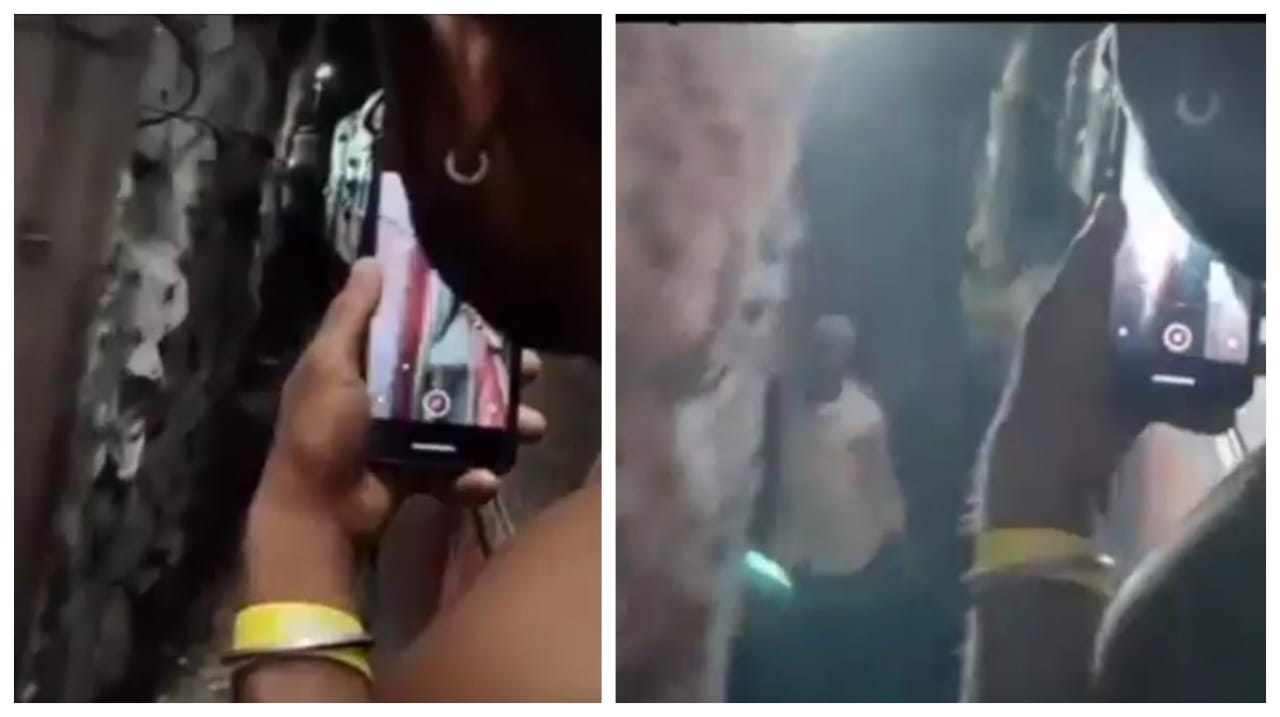 டேய் சோனமுத்தா போச்சா…. ரயிலின் வாசலில் பந்தாவாக நின்று வீடியோ எடுத்த யூடியூபர்… இறுதியில் நடந்த டுவிஸ்ட்… வைரலாகும் வீடியோ…!!!