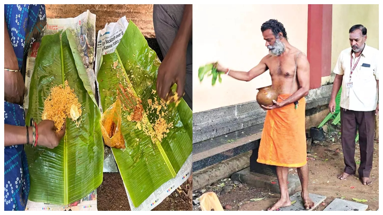 “இப்படி பண்ணலாமா…?” கோவில் வளாகத்திற்குள் தம்பதியினர் செய்த காரியம்… புனிதம் கெட்டு போனதாக கூறி செய்யப்பட்ட பரிகார பூஜை…!!