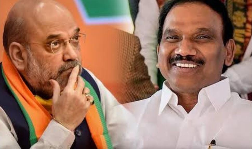 தனிமனிதனை தோற்கடிக்கலாம்… ஆனால் முதல்வரை முடியாது… அமித்ஷா ஒரு முட்டாள்… ஆ.ராசா கடும் தாக்கு…!!!