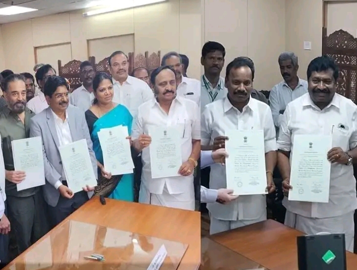FLASH: ராஜ்யசபா எம்பியாக போட்டியின்றி தேர்வானார் கமல்ஹாசன்… திமுக, அதிமுக உறுப்பினர்கள் உட்பட 6 பேருக்கும் வெற்றி சான்றிதழ்..!!!