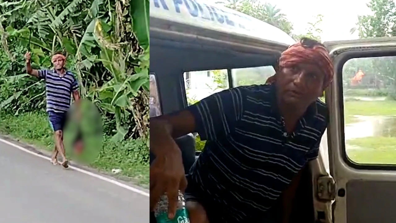 குலை நடுங்க வைக்கும் பயங்கரம்…! மைத்துனியின் துண்டிக்கப்பட்ட தலையுடன் சாலையில் நடந்து வந்த நபர்…. பீதியில் உறைந்த மக்கள்…. பதற வைக்கும் வீடியோ….!!