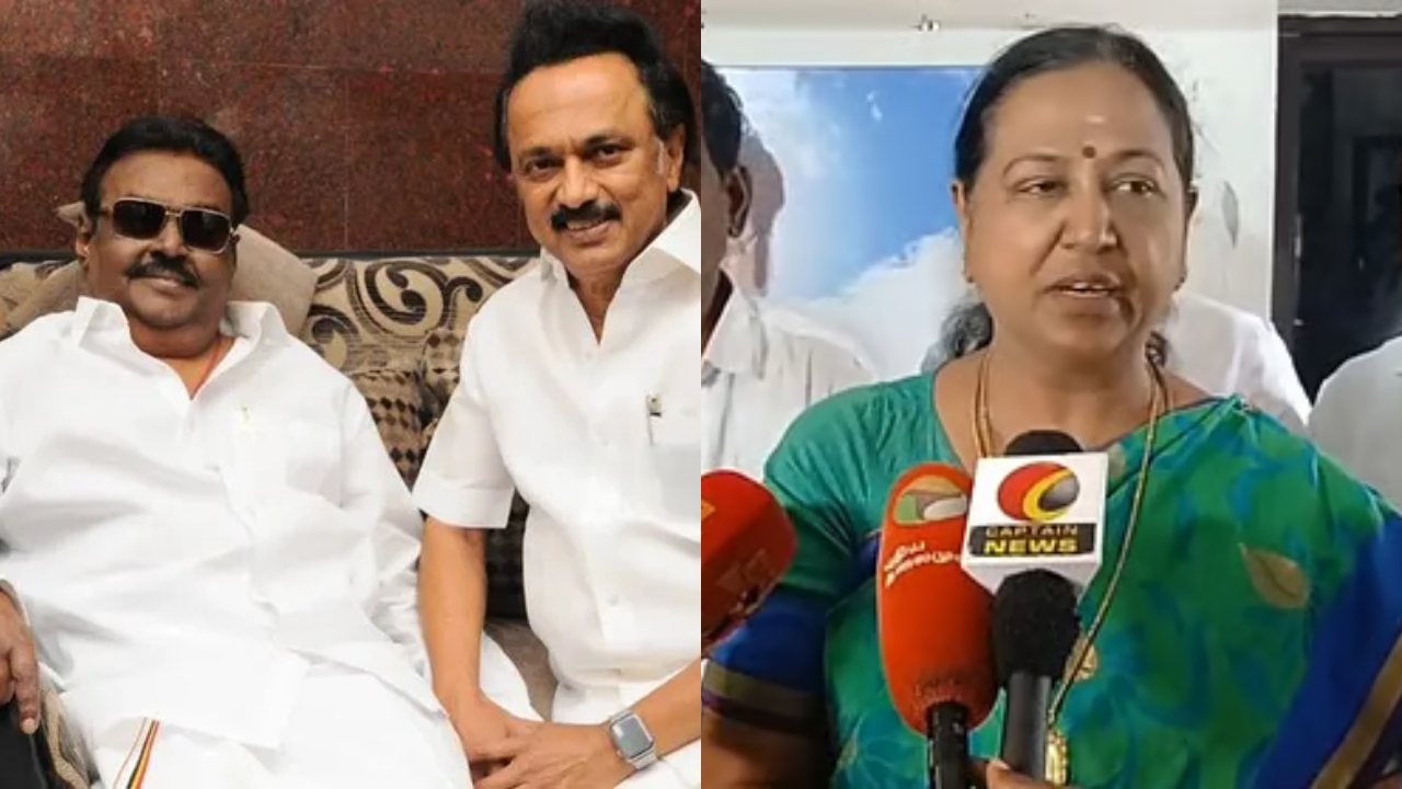 FLASH: திமுக பொதுக்குழு கூட்டத்தில் கேப்டனுக்கு இரங்கல்…. நன்றி தெரிவித்த தேமுதிக பொதுச்செயலாளர் பிரேமலதா விஜயகாந்த்….!!