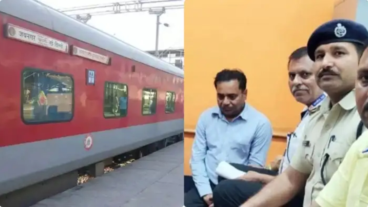 “நம் ராஜ தந்திரங்கள் அனைத்தும் வீணாகி விட்டதே….” ரயில் பயணத்தின் போது பொய் சொன்ன நபர்…. அதுக்குன்னு இப்படியா….? வைராலாகும் வீடியோ….! தட்டி தூக்கிய பொலீஸ்….!!