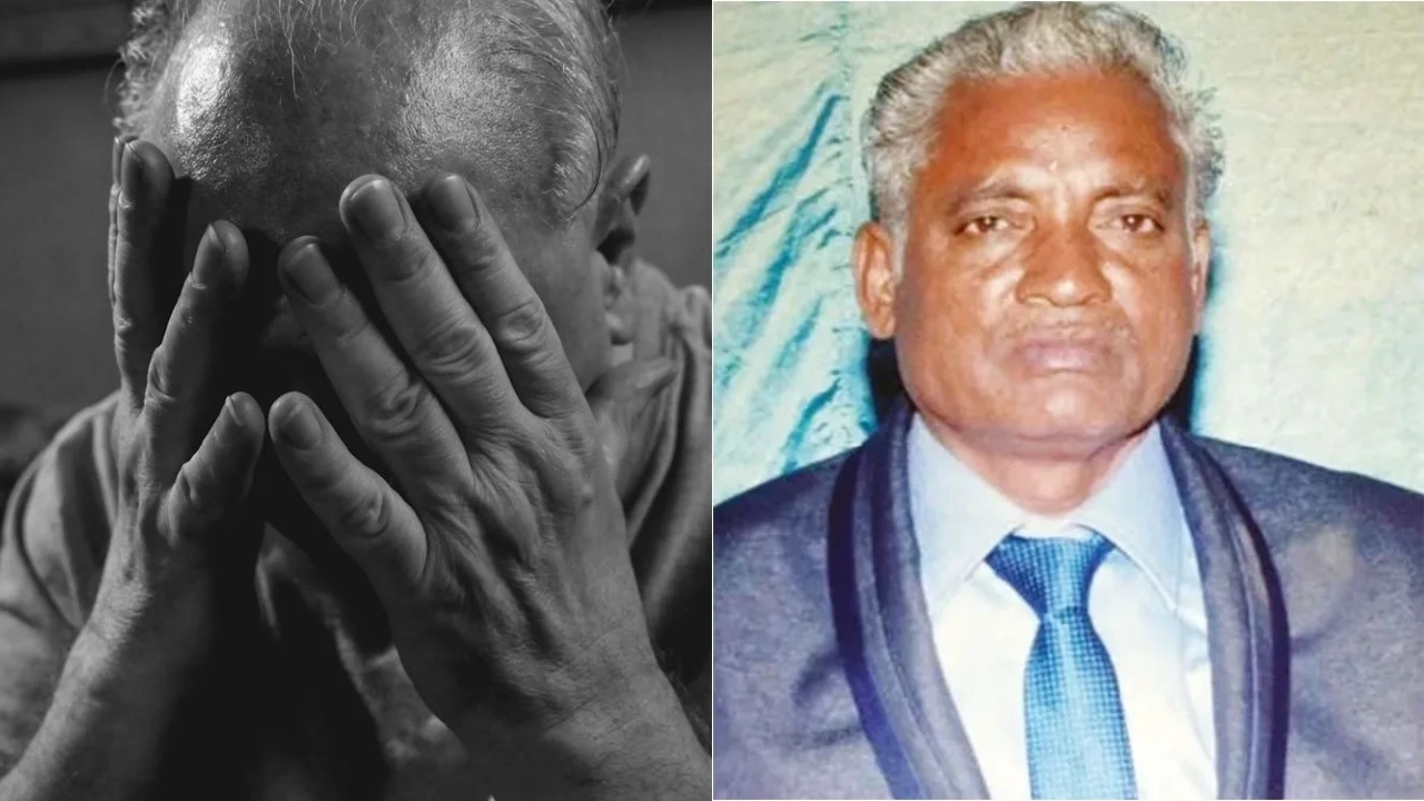 வீட்டிற்கு வந்த நோட்டீஸ்…! வேதனையில் இருந்த ஓய்வு பெற்ற பிஎஸ்என்எல் ஊழியர்…. கழிவறையை கண்டு பதறிய உறவினர்கள்…. பெரும் சோகம்….!!