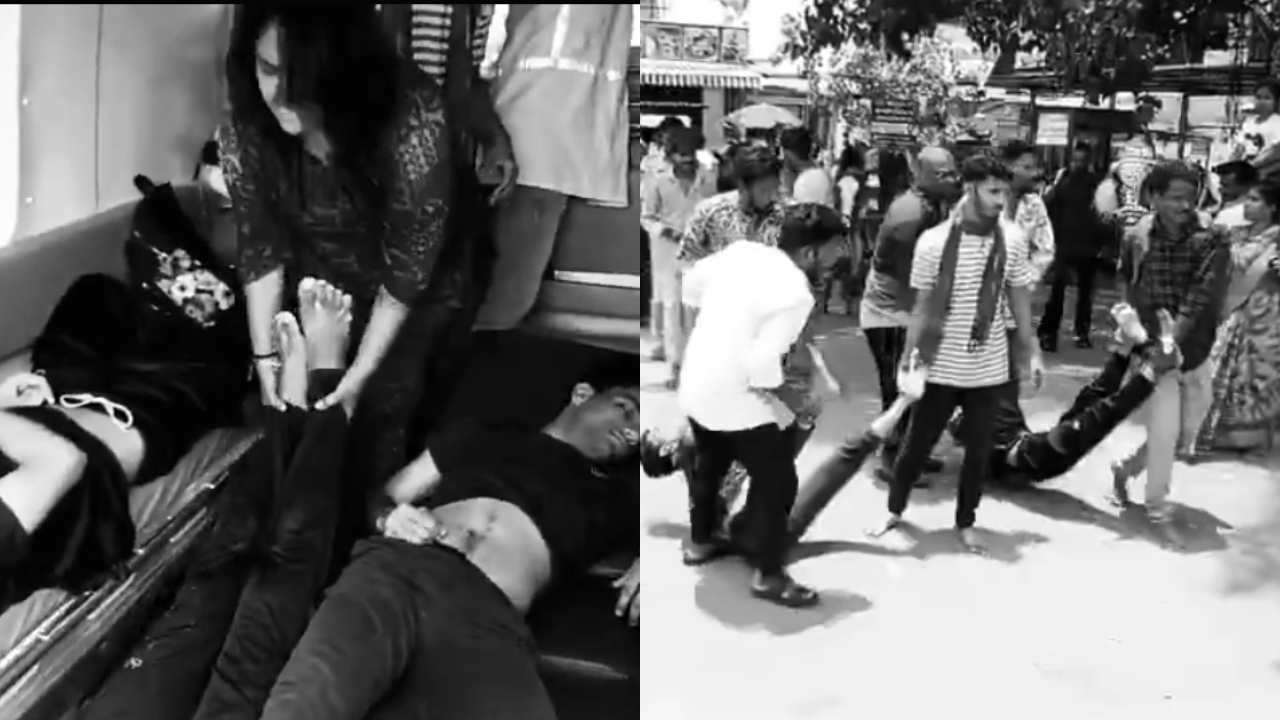 பார்த்தாலே பதறுது…! சுற்றிலும் அழுகுரல்…. ஒரே குடும்பத்தை சேர்ந்த 5 பேர் பலி… நெஞ்சை உலுக்கும் வீடியோ….!!