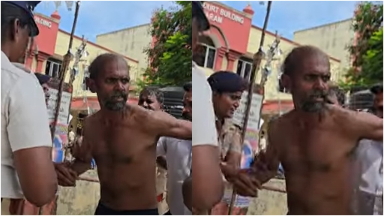 “மேடம்… எனக்கு வாங்கி தாங்க…” நடு ரோட்டில் ரகளை செய்த நபர்…. குண்டு கட்டாக தூக்கி சென்ற போலீஸ்…. பரபரப்பு சம்பவம்…!!