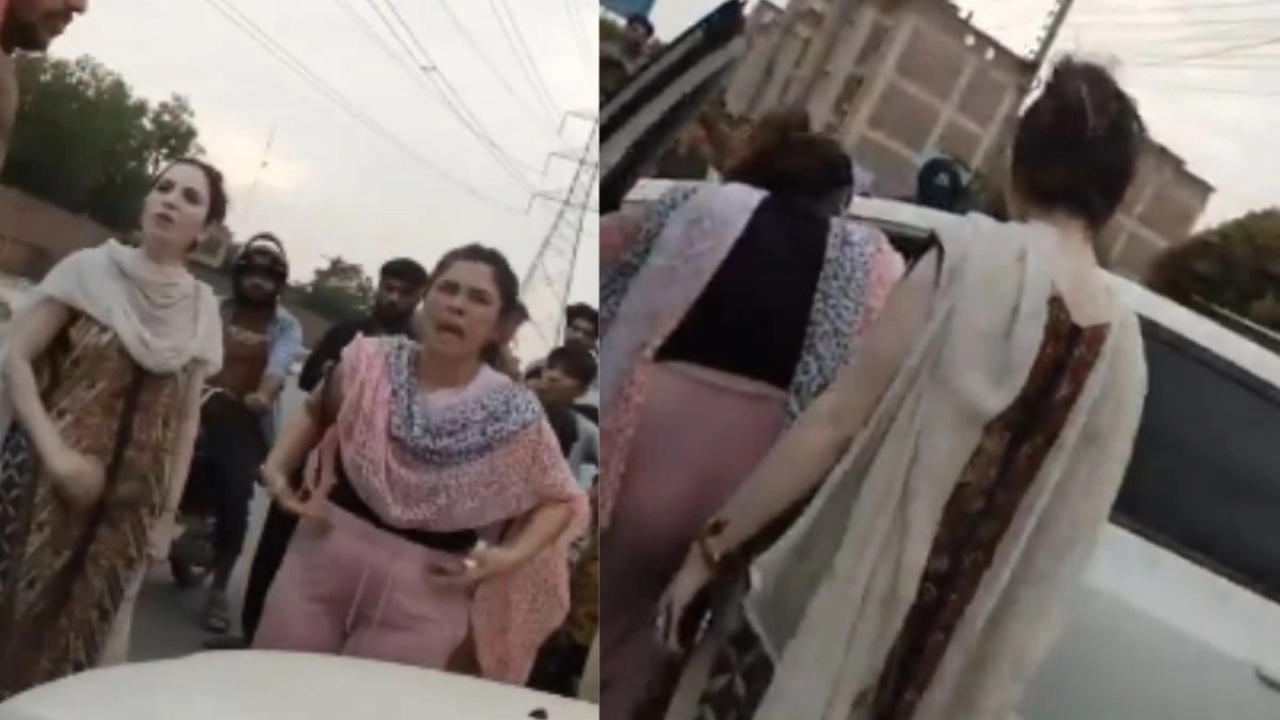 “காதலியுடன் தனிமையில் இருந்த கணவர்….” நடுரோட்டில் காரை மடக்கிய மனைவி…. அடுத்து என்னாச்சு தெரியுமா….? வைரலாகும் வீடியோ…!!