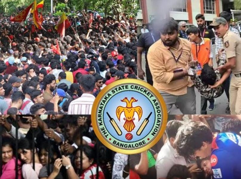 பெங்களூர் கூட்ட நெரிசலில் 11 ரசிகர்கள் உயிரிழப்பு… கிரிக்கெட் சங்கத்தின் நிர்வாகிகள் மீது கட்டாய நடவடிக்கை வேண்டாம்…. உயர் நீதிமன்றம் அதிரடி…!!!