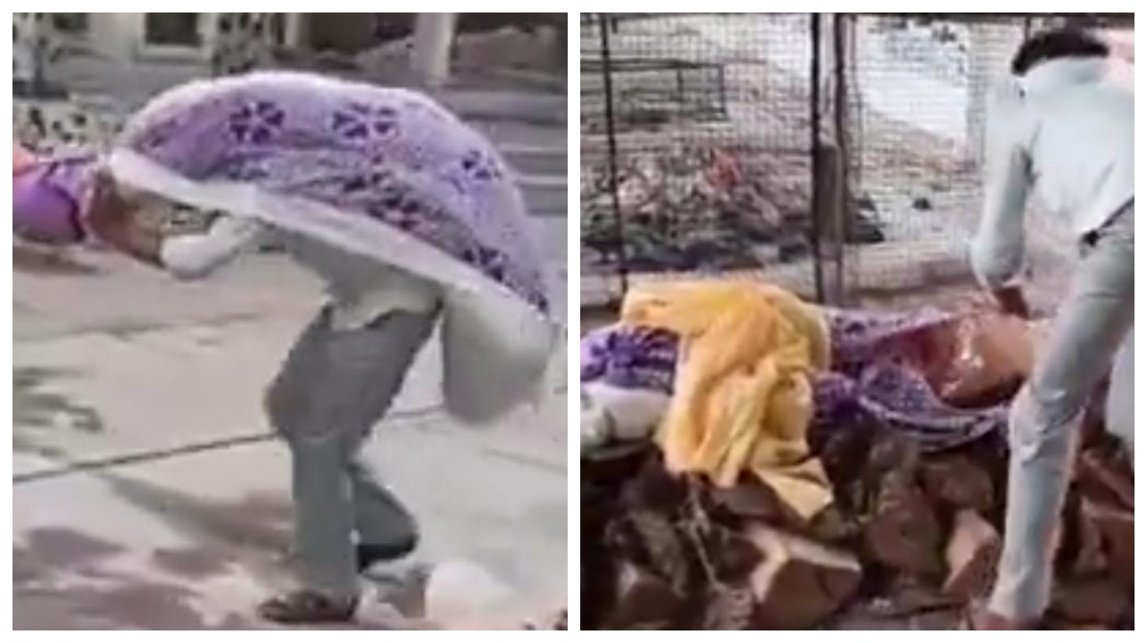 உரிமை கோரப்படாத அழுகிய நிலையில் கிடந்த உடல்… தானே எடுத்துச் சென்று அடக்கம் செய்த ஆம்புலன்ஸ் ஓட்டுநர்… வைரலாகும் அதிர்ச்சி வீடியோ…!!!