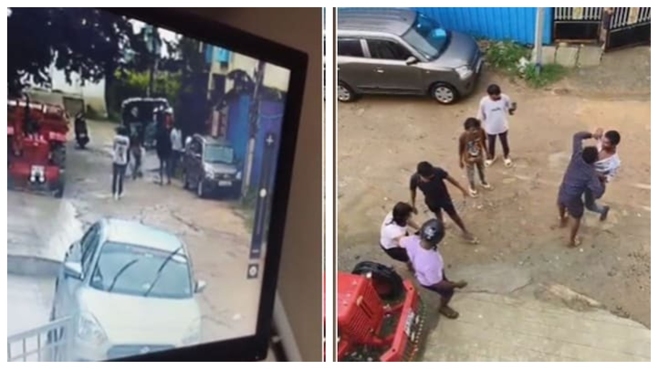 பட்டப்பகலில் நடு ரோட்டில் இளம்பெண்ணுக்கு பாலியல் தொல்லை… “போதையில் 5 பேர் வெறிச்செயல்”… வைரலாகும் அதிர்ச்சி வீடியோ…!!!!