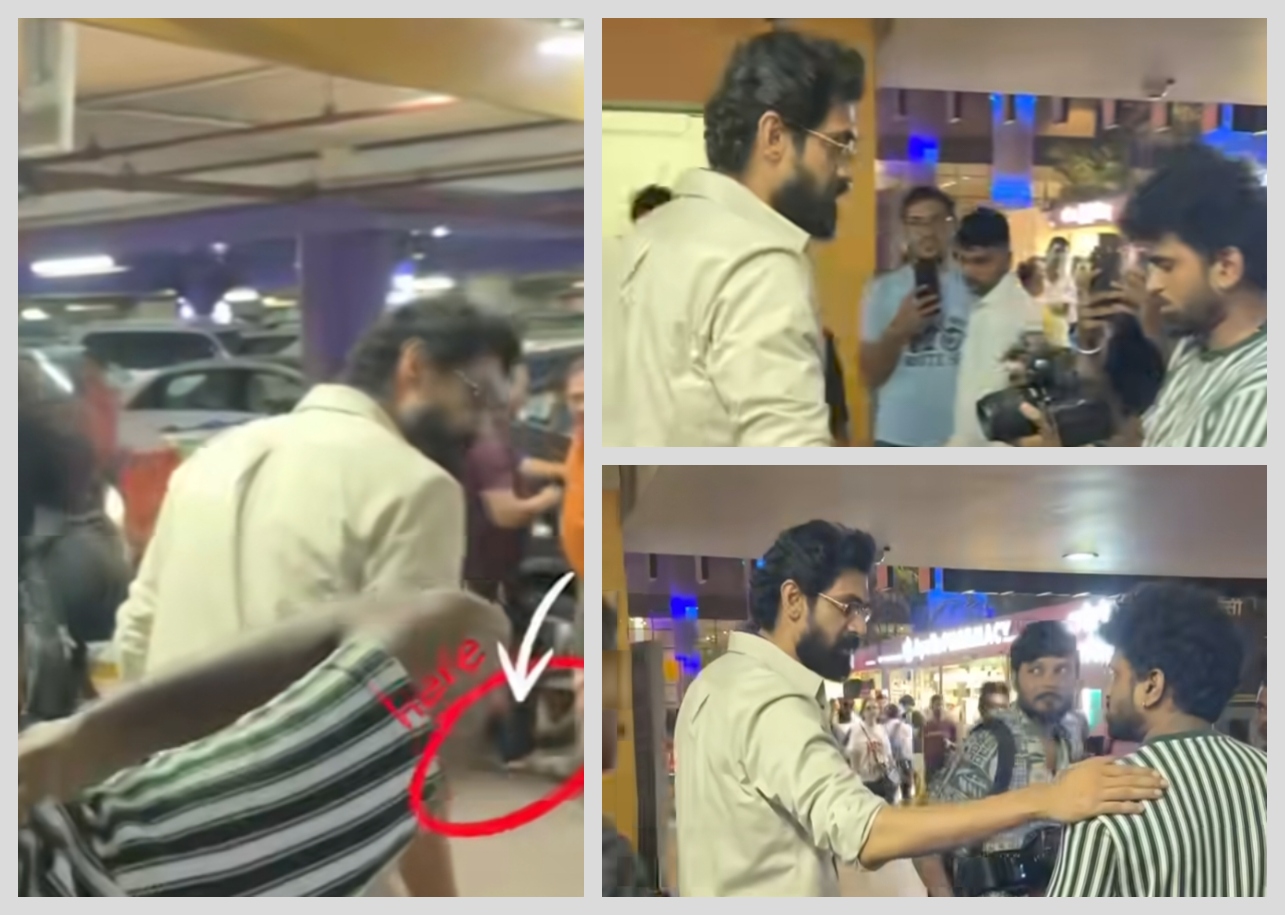 “செல்போன் கீழே விழுந்துட்டு”… அதுக்கு அந்த பொண்ணு தான் காரணம்.. ஆனால் கேமரா மேன் மீது சாடிய பாகுபலி வில்லன் நடிகர்.. ரசிகர்கள் ஷாக்… வீடியோ வைரல்..!!!