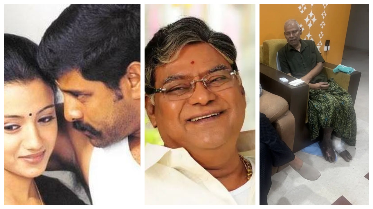 அவரா இது?… ஆள் அடையாளமே தெரியலையேப்பா…. காலில் புண்களுடன் உடல் நலிந்த நிலையில் காணப்படும் ‘சாமி’ பட வில்லன் நடிகர்… வைரலாகும் புகைப்படம்…!!!