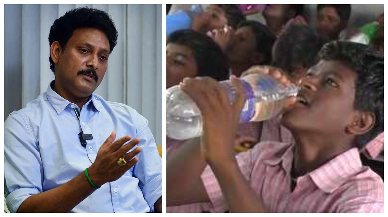 அரசு பள்ளிகளில் “வாட்டர் பெல்” திட்டம்… அமைச்சர் அன்பில் மகேஷ்…!!