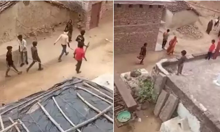பட்டப்பகலில் பயங்கரம்…! “வீட்டிற்குள் புகுந்து கணவனை சுட்டு விட்டு மனைவியையும், பெண் குழந்தைகளையும் காரில் கடத்திய கும்பல்”… பரபரப்பு சம்பவம்…!!!