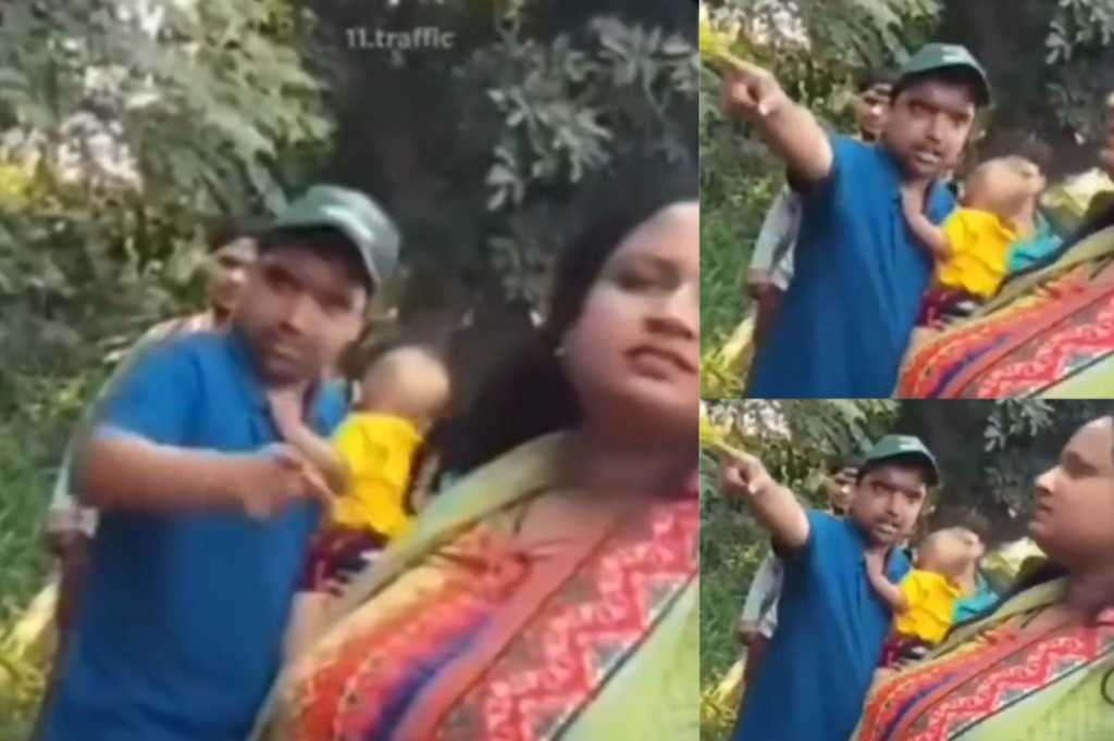 “கள்ளக்காதல் மோகம்”.. 5 மாத பச்சிளம் குழந்தையை விட்டுவிட்டு பூங்காவில் ரொமான்ஸ் செய்த மனைவி… நேரில் கண்ட கணவன்… கடைசியில்…? அதிர்ச்சி வீடியோ…!!!!