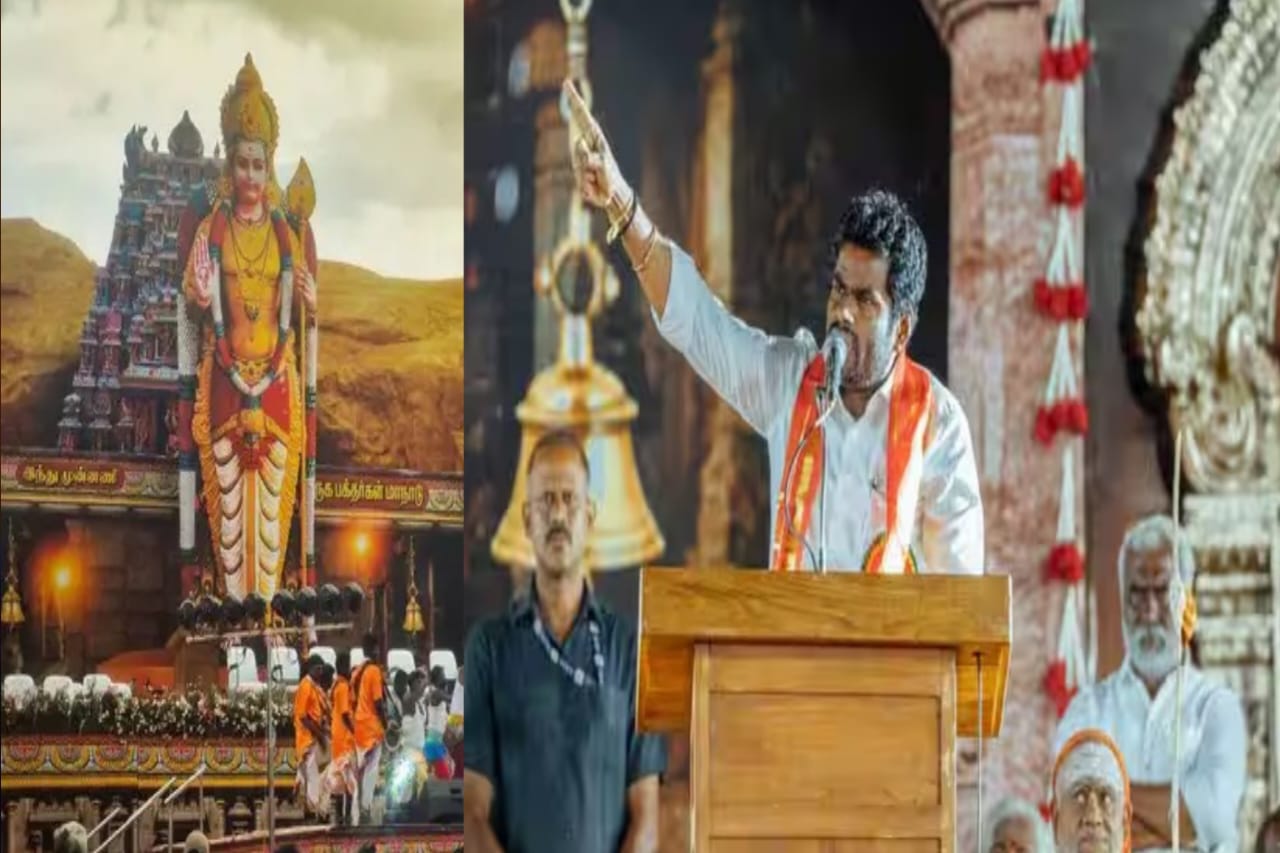 “5,00,000 பேர் வந்துருக்காங்க”… இது ஆட்சியாளர்களுக்கு எச்சரிக்கை… அதிகாரத்தில் இருப்பவர்களுக்கு அந்தப் பழைய நெனப்பு இருக்கு… அண்ணாமலை பரபரப்பு பேச்சு..!!!!