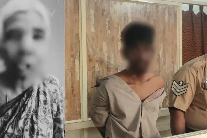 உச்சகட்ட கொடூரம்…! மூதாட்டியின் உதட்டை கடித்து துப்பிய வாலிபர்….  அலறி துடித்த பயங்கரம்…. பகீர் சம்பவம்…!!
