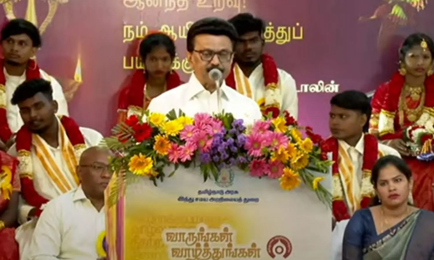 “பக்தி பெயரில் பகல் வேஷம் போடக்கூடியவர்களால் தாங்க முடியவில்லை”….பக்தர்கள் போற்றும் அரசாக திமுக மாறி உள்ளது சேகர்பாபுவால் தான்… மு.க. ஸ்டாலின் புகழாரம்..!!