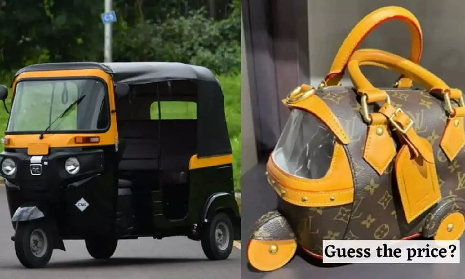 எல்லை மீறி போறீங்க..! “ஆட்டோ வடிவிலான பேக்”… தலைச்சுற்ற வைக்கும் விலை… இதுக்கு உண்மையில் 17 ஆட்டோக்களை வாங்கிடலாம்… கலாய்க்கும் நெட்டிசன்ஸ்…!!!!