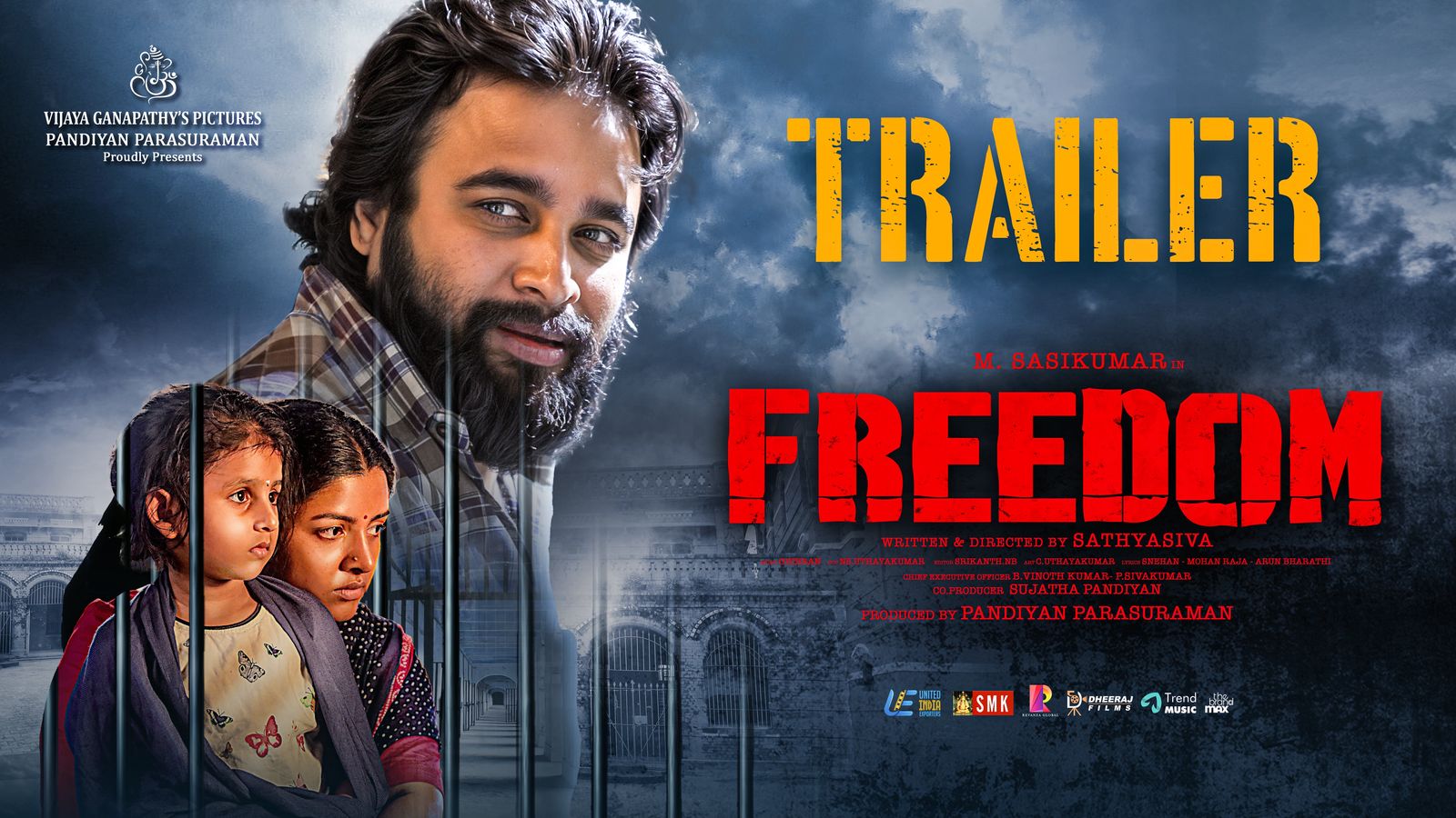 “நடிகர் சசிகுமார் நடிப்பில் Freedom படத்தின் டிரைலர் வெளியீடு”…. இணையத்தை கலக்கும் வீடியோ…!