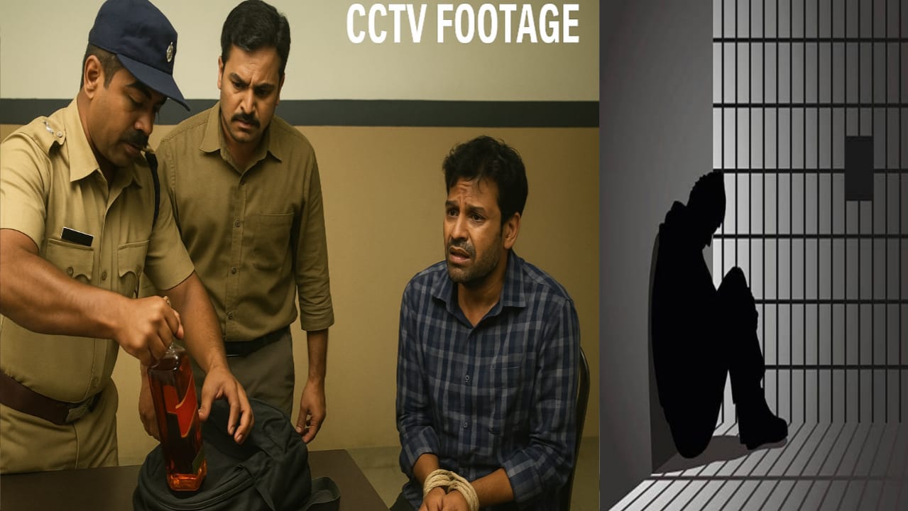 பொய் வழக்கில் சிக்க வைக்க போலீசாரின் கூட்டு சதி… காட்டிக்கொடுத்த சிசிடிவி… ஒரு அப்பாவியின் வாழ்க்கையையே அழிக்க பார்த்தீங்களே… வைரலாகும் வீடியோ…!!!