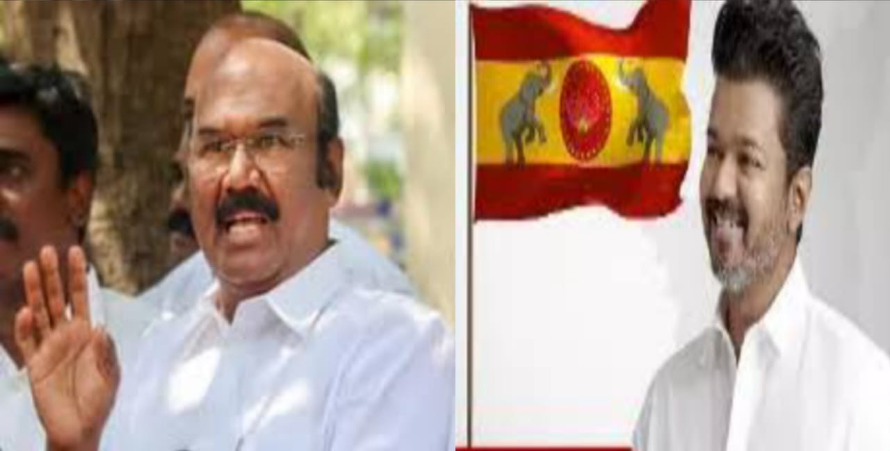 TVK கொடி பறக்க கூடாதுன்னா.. DMK கொடி மட்டும் பறக்கலாமா…? எகிறி அடித்த அதிமுக ஜெயக்குமார்… விஜய்க்கு ஆதரவு… அனல் பறக்கும் அரசியல் களம்…!!!!