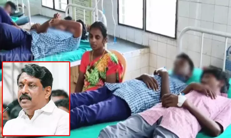 பெயரை மாற்றி 3 நாள் தான் ஆகுது…! “அதுக்குள்ள 15 மாணவர்களுக்கு வாந்தி மயக்கம்”… முதல்வர் ஸ்டாலின் மீது பாஜக தலைவர் பாய்ச்சல்…