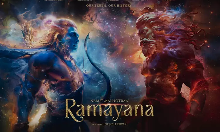 அடேங்கப்பா..! ரூ.4000கோடி பட்ஜெட்டில் உருவாகி வரும் “ராமாயணா”…கல்கி,RRR விட 8 மடங்கு அதிகம்… பிரம்மாண்டமான AI உருவாக்கத்தில் வெளியான மோஷன் போஸ்டர்…!!!