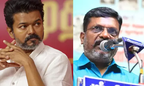“திமுக, பாஜக மட்டும் தான் எதிரியா”..? அதிமுகவை பற்றி பேசாதது ஏன்… விஜயின் போராட்டத்தால் நீதி கிடைத்தால் விசிக வரவேற்கும்.. திருமா அதிரடி..!!!!