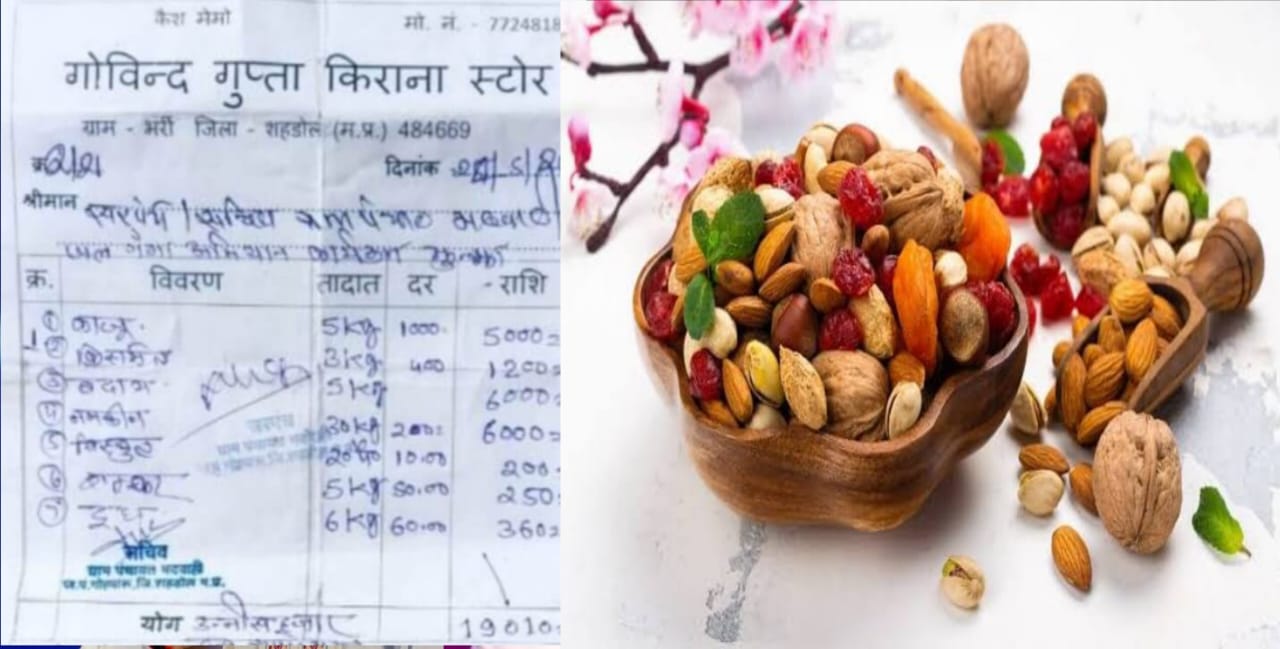 “முதல்ல பெயிண்ட் டப்பா, இப்ப முந்திரி பருப்பா”..? 6 லி பாலில் 5 கி சர்க்கரை போட்டு டீ போட்டாங்களாம்.. காட்டிக்கொடுத்த பில்… இதுல கூடவா ஊழல்… வசமாக சிக்கிய அதிகாரிகள்…!!!