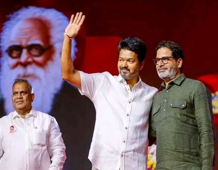 “திடீர் டிவிஸ்ட்”..! மீண்டும் TVK-வில் இணையும் பிரசாந்த் கிஷோர்… ஆனால்… குழப்பத்தில் நிர்வாகிகள்… விஜய் எடுக்கப் போகும் முடிவு என்ன…? அதிரும் அரசியல் களம்..!!!!