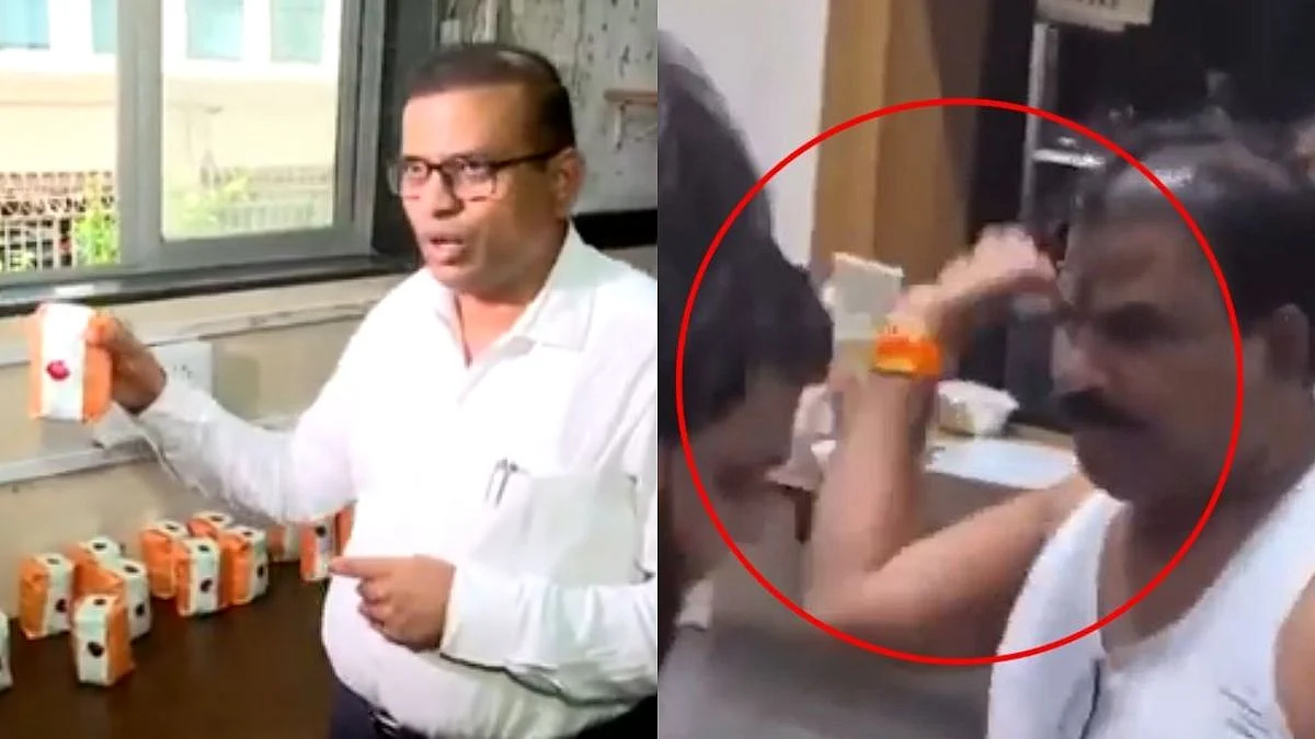 “இந்த சாப்பாட்டை வாயில வைக்கவே முடியல”… கேண்டீன் ஊழியருக்கு குத்துவிட்ட எம்எல்ஏ… அதிரடியாக நடந்த சோதனை… வெளிவந்த அதிர்ச்சி உண்மை… உரிமம் ரத்து…!!!