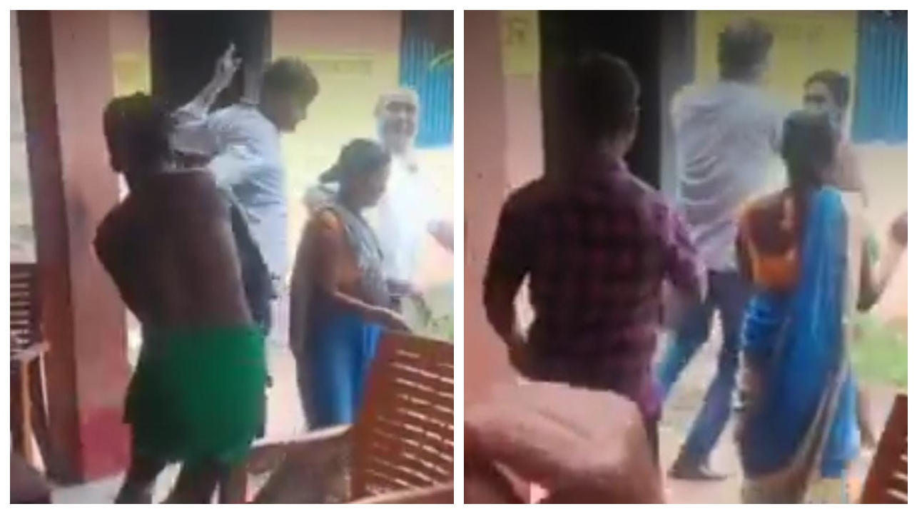 5ம் வகுப்பு மாணவர்களுக்கிடையே மோதல்… கண்டித்த ஆசிரியர்கள் மீது தடியடி நடத்திய உறவினர்கள்… வைரலாகும் அதிர்ச்சி வீடியோ…!!!