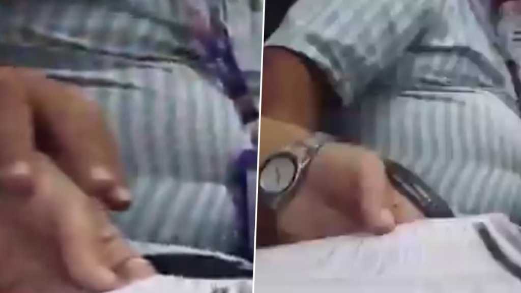 “கம்ப்யூட்டரில் ஒரு கை, பெண் மீது ஒரு கை”… என்னுடன் உடலுறவு வச்சிக்கிட்டா iphone வாங்கி தரேன்… பணி நேரத்தில் பெண்ணிடம் அத்துமீறிய வங்கி ஊழியர்… வைரலாகும் வீடியோ…!!