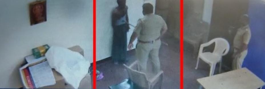 மீண்டும் அதிர்ச்சி… விசாரணைக்கு அழைத்து வரப்பட்ட கைதி மீது தாக்குதல் நடத்திய காவல்துறையினர்… காவல் ஆய்வாளர் உட்பட 5 பேர் மாற்றம்… வீடியோ வெளியாகி பரபரப்பு…!!