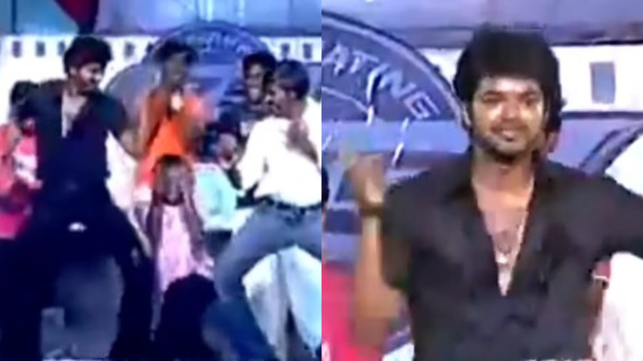 தளபதின்னா சும்மாவா…! கூப்பிட்ட உடனே மேடைக்கு வந்து டான்ஸ் ஆடிய விஜய்….  இணையத்தை தெறிக்கவிட்ட வீடியோ…!!