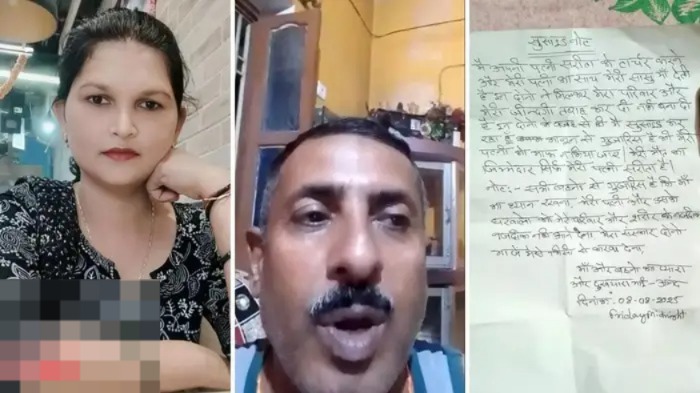 “என் சாவுக்கு என் மனைவியும் அவங்க குடும்பமும் தான் காரணம், அவங்கள சும்மா விட கூடாது”… வீடியோ வெளியிட்டு முன்னாள் CRPF வீரர் தற்கொலை… தற்கொலை குறிப்பில் வெளியான அதிர்ச்சி பின்னணி..!!