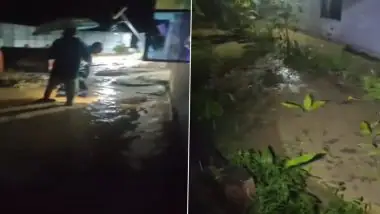 மேக வெடிப்பு காரணமாக இடிபாடுகளுக்குள் சிக்கிய பெண்… வெள்ளப்பெருக்கால் சேதமடைந்த வீடுகள்… வைரலாகும் அதிர்ச்சி வீடியோ..!!