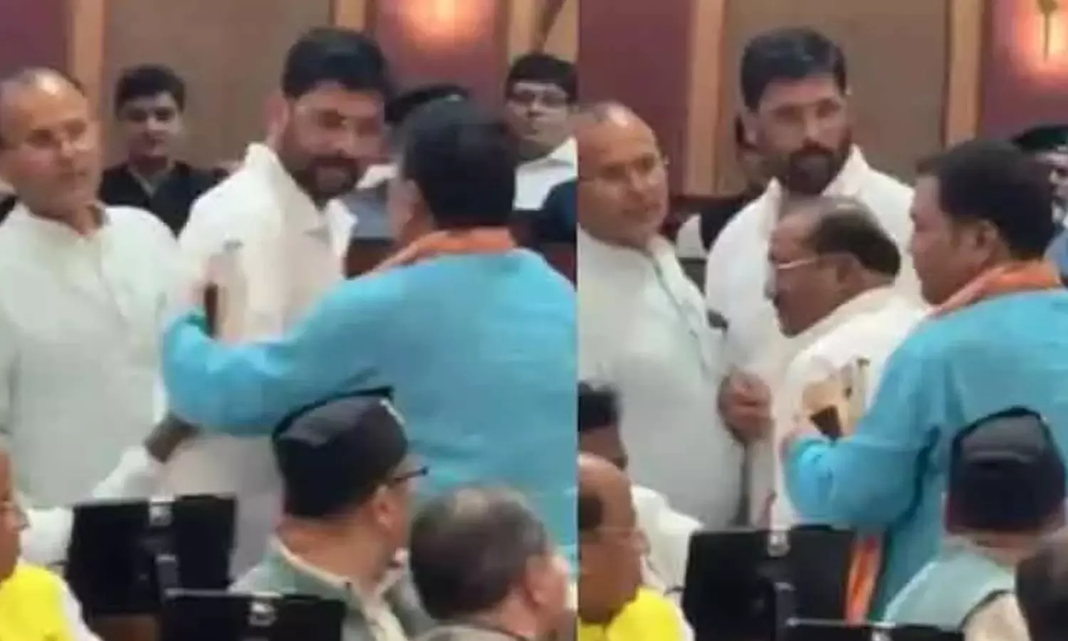 “சந்தையாக மாறிய சட்டசபை”… பயங்கரமாக மோதிக்கொண்ட பாஜக எம்எல்ஏக்கள்… வீடியோவை வெளியிட்ட அகிலேஷ் யாதவ்… கிழித்தெரியும் எதிர்கட்சிகள்…!!!