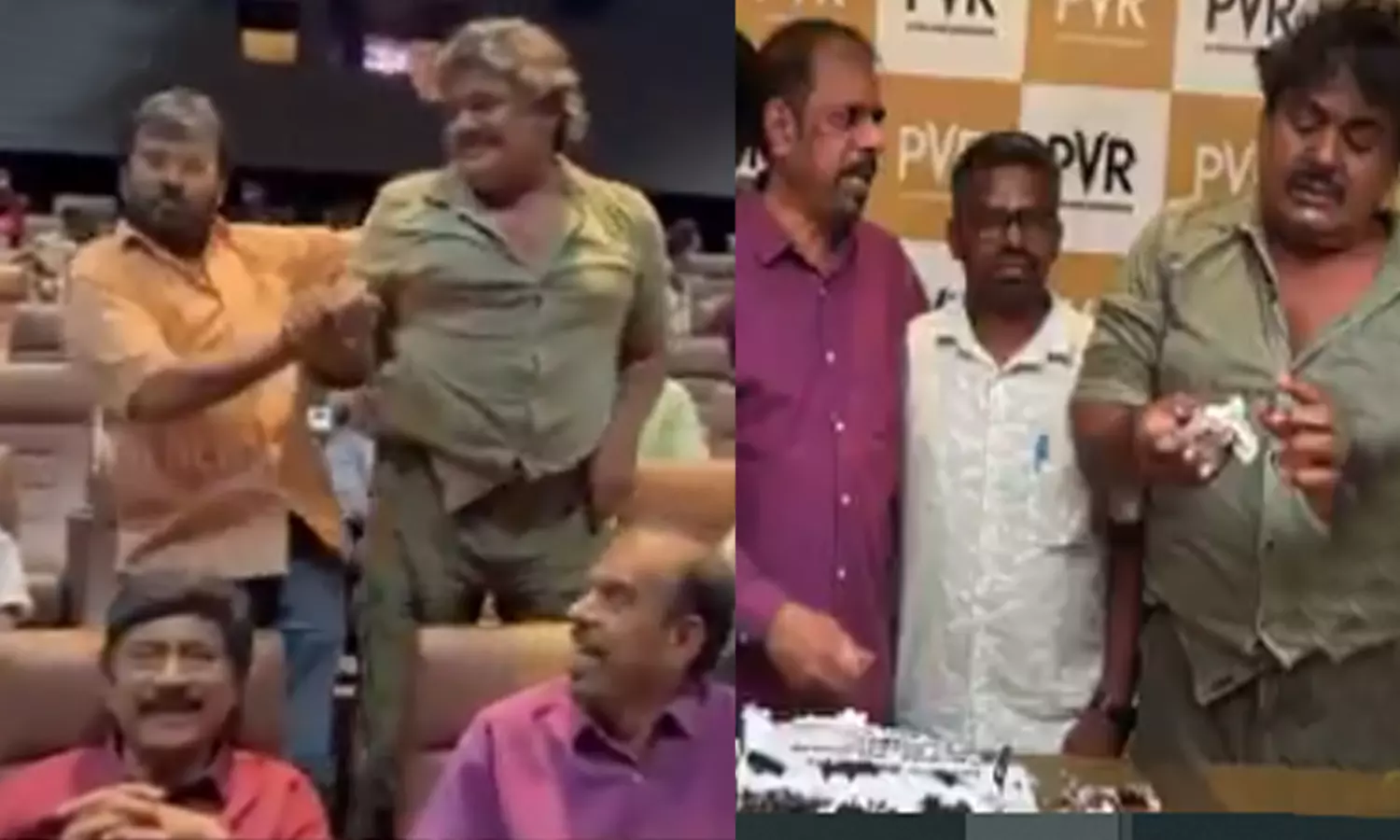 “கேப்டன் விஜயகாந்தின் கேப்டன் பிரபாகரன்”… தியேட்டரில் குத்தாட்டம் போட்ட நடிகர் மன்சூர் அலிகான் இயக்குனர் பேரரசு… வைரலாகும் வீடியோ…!!!!