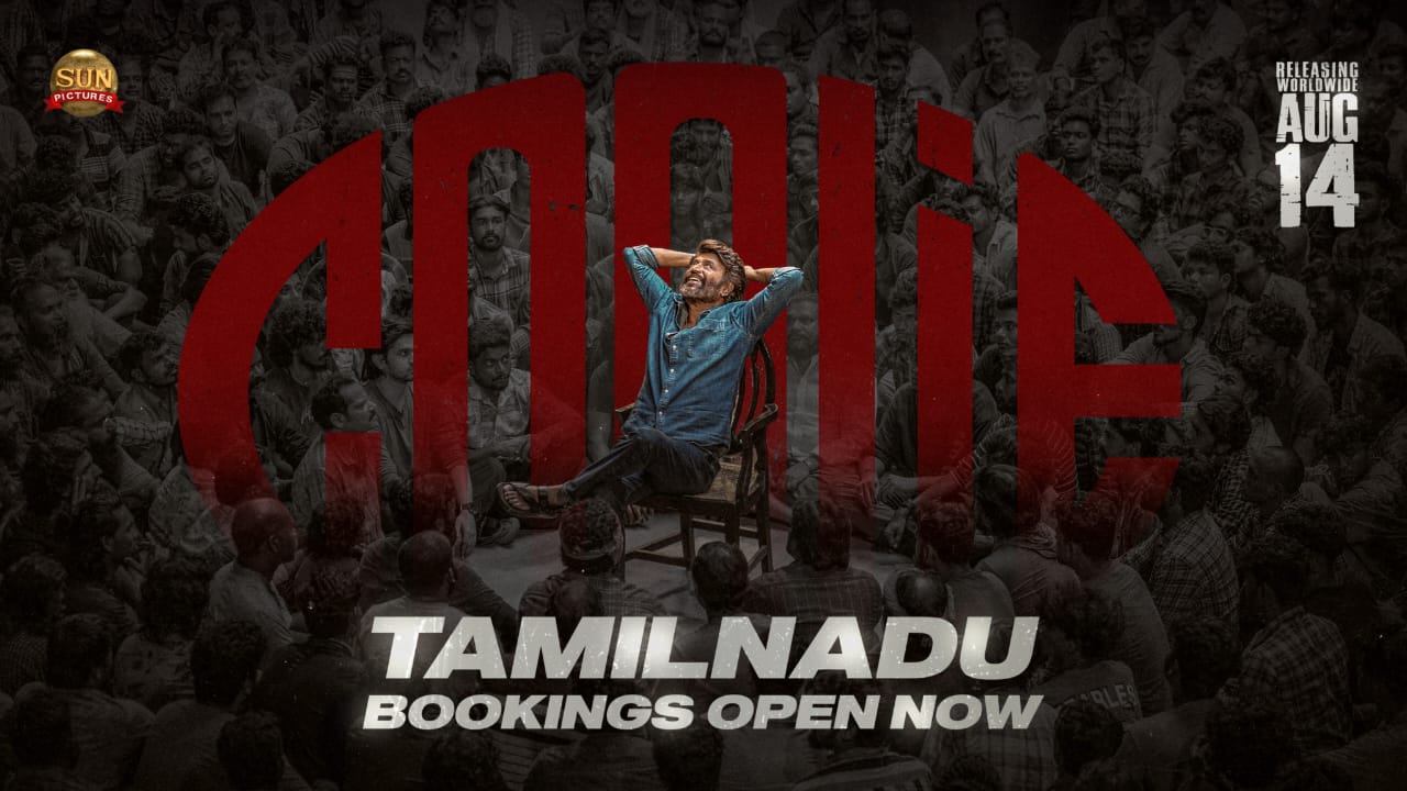 போடு வெடிய..! தேவா வராரு.. Bookings Open Now… தமிழகத்தில் கூலி படத்தின் முன்பதிவு தொடங்கியது… ரசிகர்களை குஷி படுத்திய படக்குழு… செம அறிவிப்பு..!!