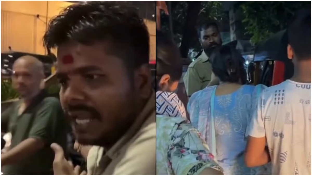 “கையில் 6 மாத குழந்தை இருக்கு”… ஒரு குடும்பத்துக்கே உயிர் பயத்தை காட்டி ஆட்டோ ஓட்டுநர்கள்… மராத்தி பேச தெரியாததால் சுத்தி வளைத்து… வைரலாகும் அதிர்ச்சி வீடியோ…!!!