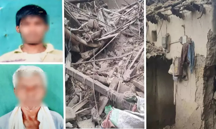 “விடாது பெய்த கனமழை”… வீட்டில் இருந்தபோதே சட்டென நடந்த பயங்கரம்… கண்ணிமைக்கும் நொடியில் பலியான தந்தை மகன்… பெரும் அதிர்ச்சி…!!!