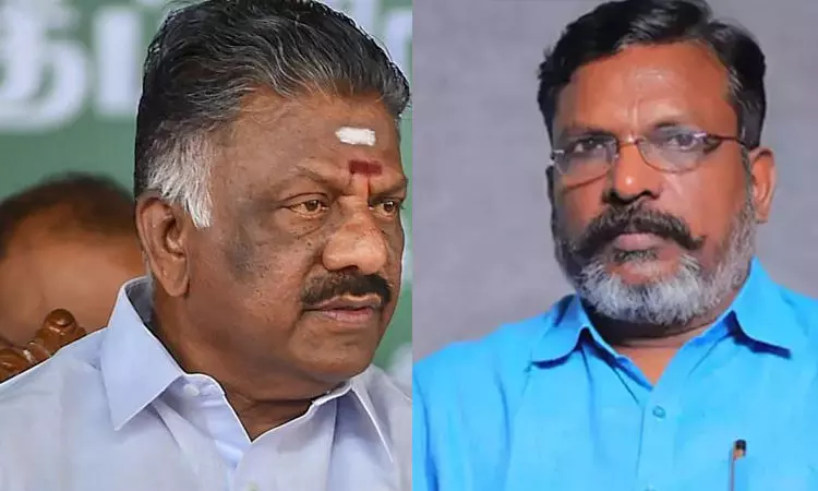 “எல்லாரும் எல்லாமும் பெற வேண்டும், இங்கு இல்லாமல் இல்லாத நிலை வேண்டும் என்று பாடுபட்டவர் தான் எம்ஜிஆர், ஜெயலலிதா”… அவர்களை விமர்சிப்பது நியாயமற்றது… திருமாவளவனுக்கு, ஓபிஎஸ் கடும் கண்டனம்…!!!