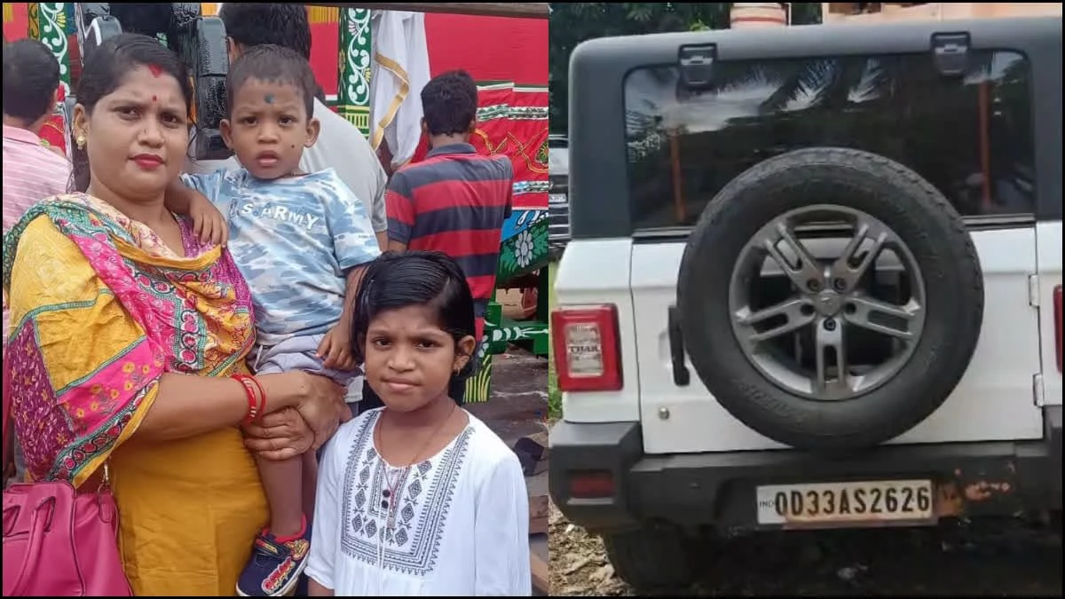 கட்டுப்பாட்டை இழந்த தார்… பெண் மற்றும் இரண்டு குழந்தைகள் மீது மோதி பயங்கர விபத்து… அடுத்தடுத்து உயிரிழந்த மகள் மற்றும் தாய்… பெரும் சோகம்…!!!