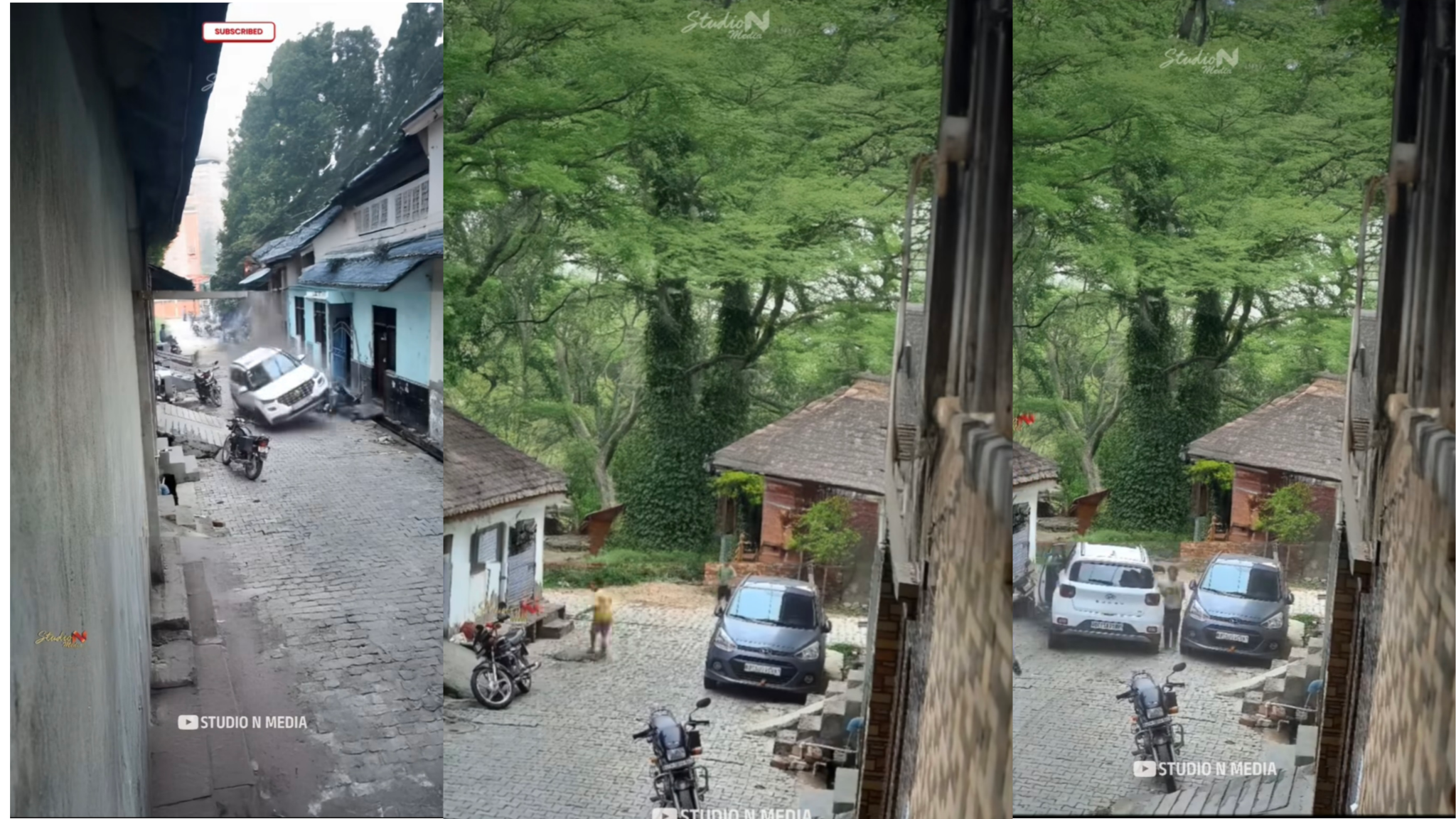 ஓட்றா ஓட்றா ஒட்றா…. ஏரியா நண்பர்களை காலி செய்ய பார்த்த சிறுவன் வைரலாகும் வீடியோ…!!