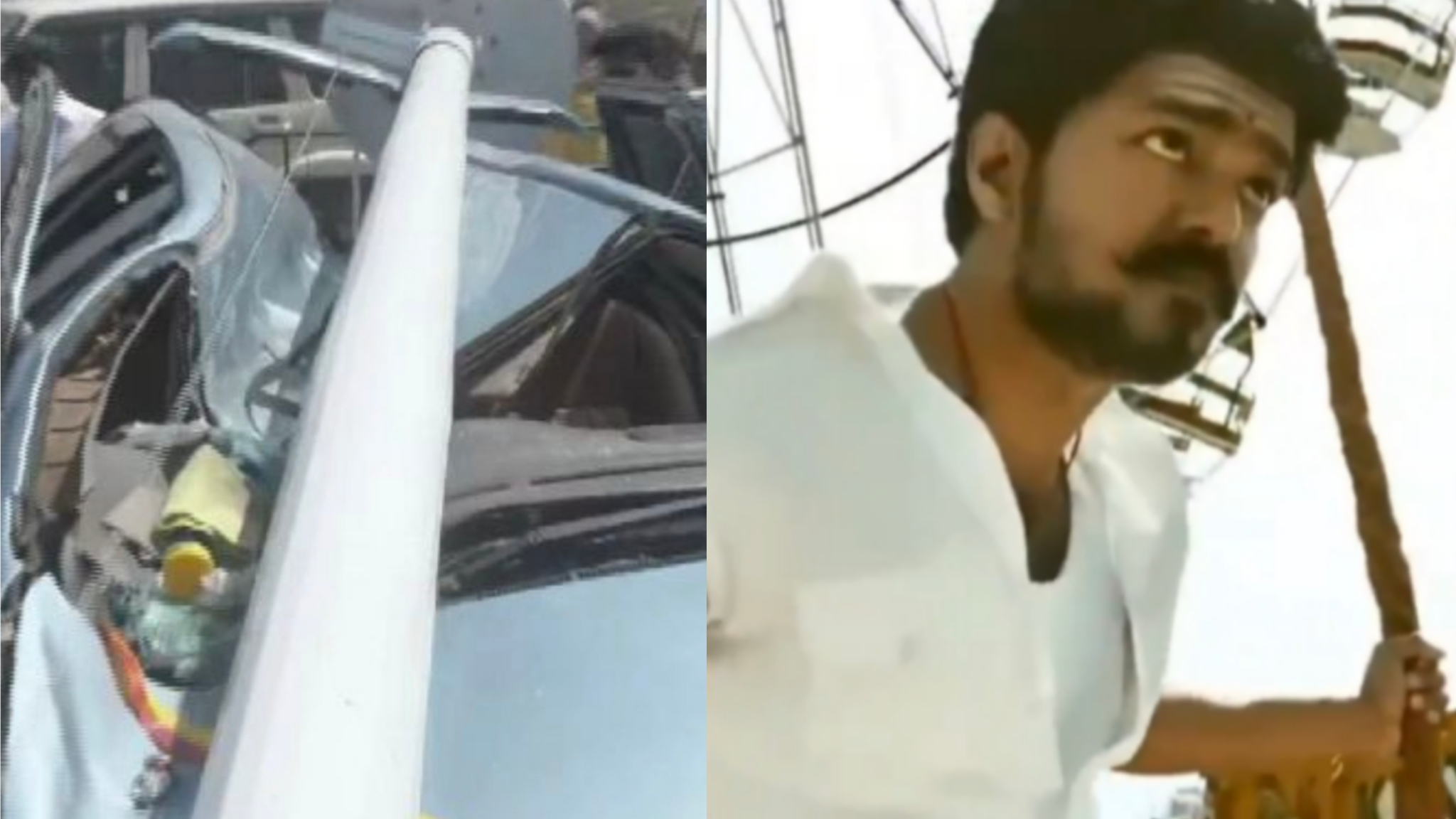 “பிரம்மாண்ட கொடி கம்பம் விழுந்து விபத்து”… தளபதி மட்டும் இருந்திருந்தால் தாங்கி பிடித்திருப்பாராம்… இணையத்தில் மீம்ஸ் போட்டு கலாய்க்கும் நெட்டிசன்ஸ்…!!!!
