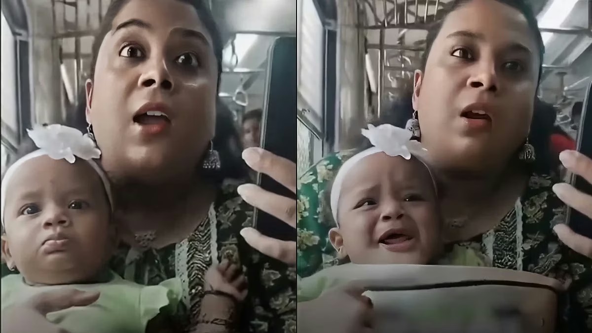 “இது மகாராஷ்டிரா”… மராத்தியில்தான் பேசணும்… ஓடும் ரயிலில் கைக்குழந்தையுடன் சண்டை போட்ட பெண்… மீண்டும் வெடித்த பிரச்சனை… வைரலாகும் வீடியோ…!!!