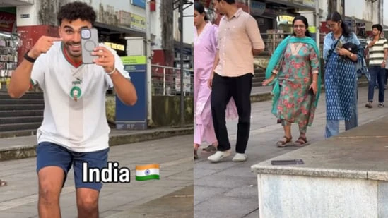 இந்தியா பாதுகாப்பான நாடா?… டூரிஸ்டர் ஒருவர் ஐபோனை பெஞ்சில் வைத்து விட்டு தலைமறைவு… 1.30 நேரம் கழித்து வந்து பார்த்தால் யாரும் எடுக்கல… வைரலாகும் வீடியோ…!!!